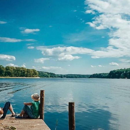 Holzhaus Direkt Am See Priepert Esterno foto