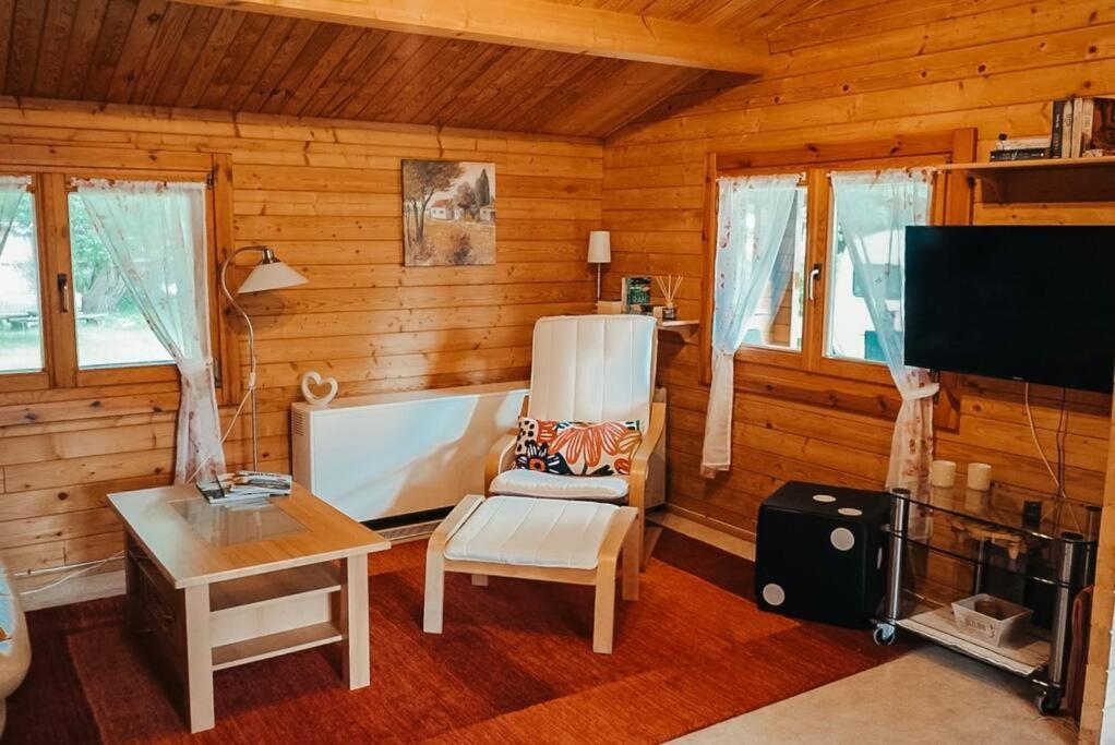 Holzhaus Direkt Am See Priepert Esterno foto