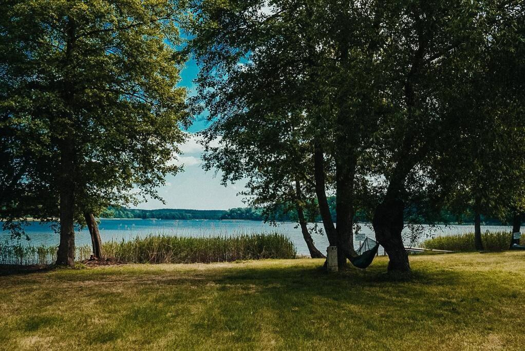 Holzhaus Direkt Am See Priepert Esterno foto
